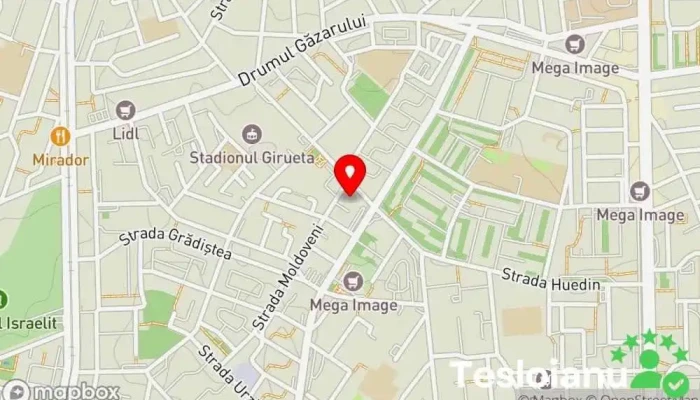 hartă a ABRA LINE Serviciu de lăcătușerie de urgență în București