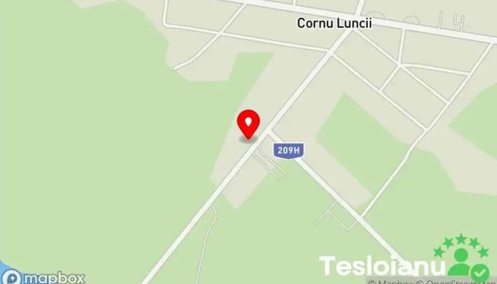 hartă a Alpin Oil Benzinărie în Cornu Luncii