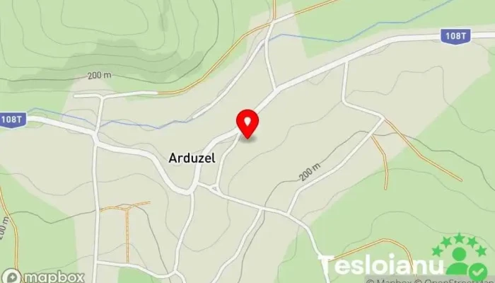 hartă a Arduzel  în Arduzel