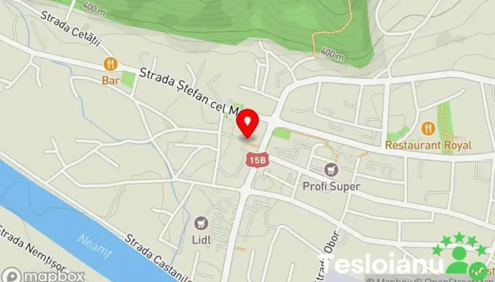 hartă a Atelier de copiat chei Servicii de duplicare chei în Târgu Neamț