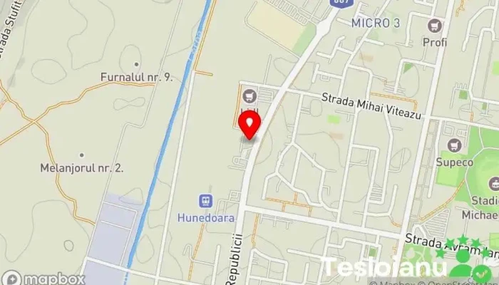 hartă a Autokris Atelier de reparații auto în Hunedoara