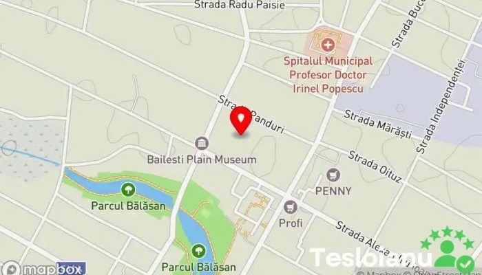 hartă a Băilești  în Băilești