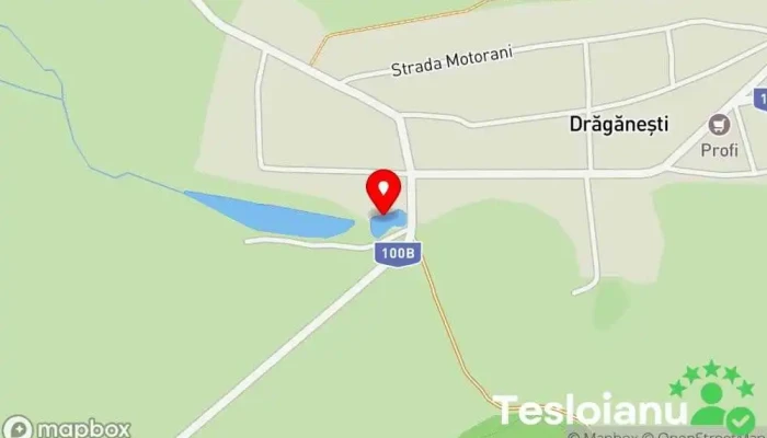 hartă a Balta Draganesti Lac de pescuit în Comuna Drăgănești