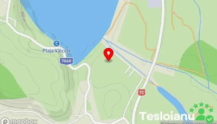hartă a Balta Râul Lac de pescuit în Merișani