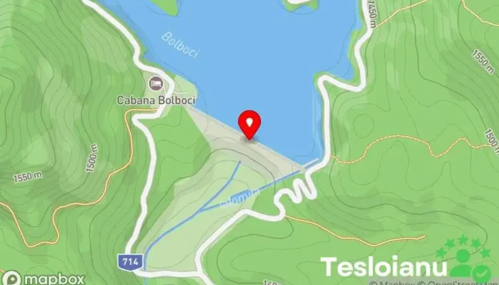 hartă a Barajul Bolboci Baraj în Moroeni