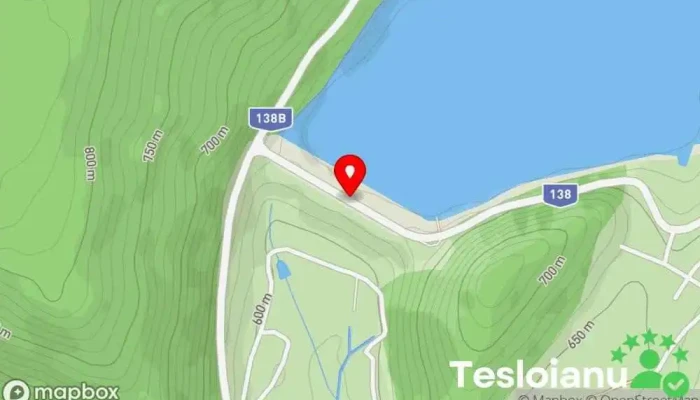 hartă a Barajul Zetea Baraj în Zetea
