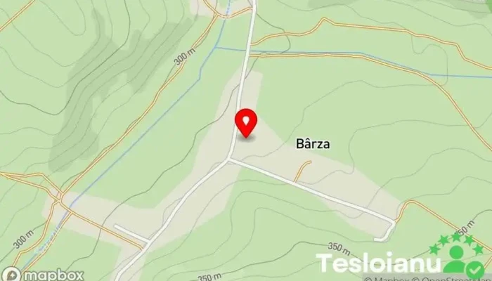 hartă a Bârza  în Bârza