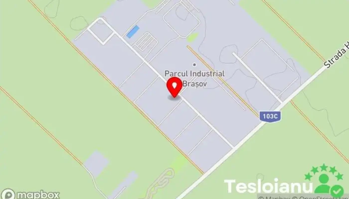 hartă a Benchmark Brasov, Romania Producător de electronice în Ghimbav