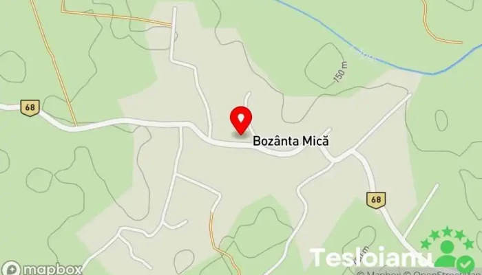 hartă a Bozânta Mică  în Bozânta Mică