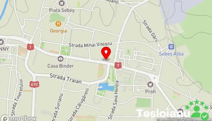 hartă a Cadisola Sebes Magazin de materiale de construcții în Sebeș