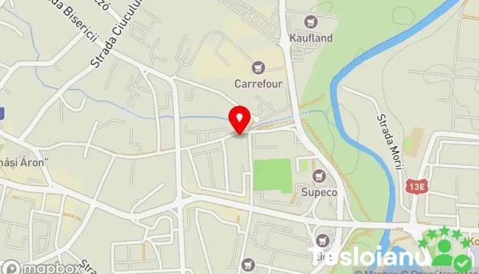 hartă a Calex Certif Centru cultural în Sfântu Gheorghe