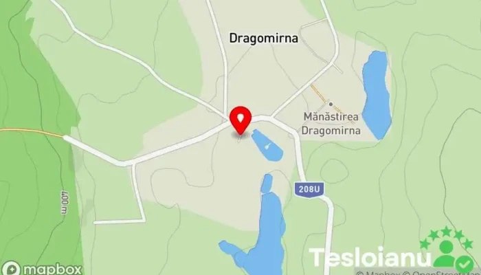 hartă a Camping Dragomirna Hotel în Dragomirna