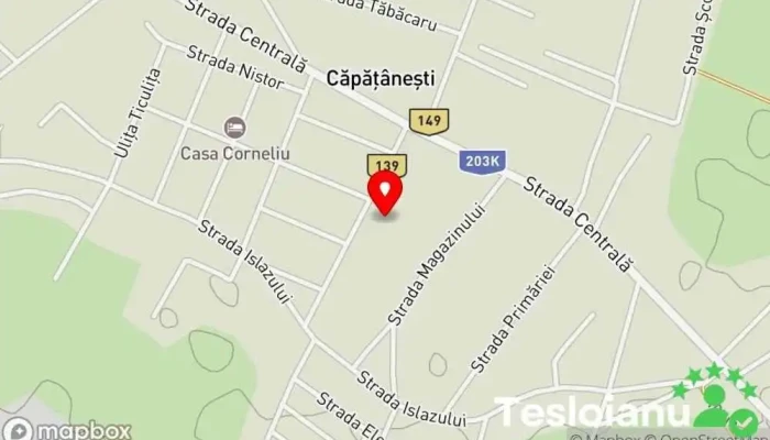 hartă a Căpățânești  în Căpățânești