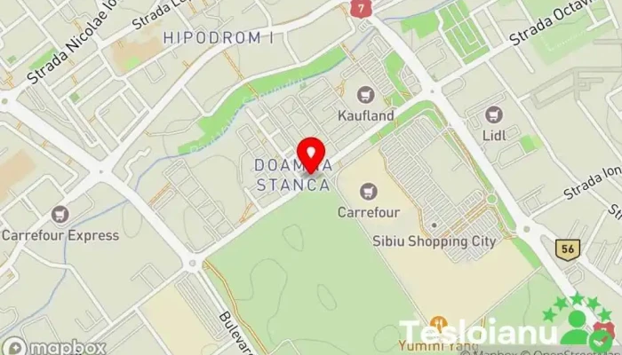 hartă a Carmangerie & Market cu specific turcesc Băcănie în Șelimbăr