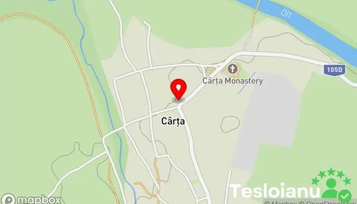 hartă a Cârța  în Cârța