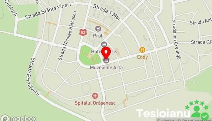 hartă a Casa Angelescu Reper istoric în Turnu Măgurele