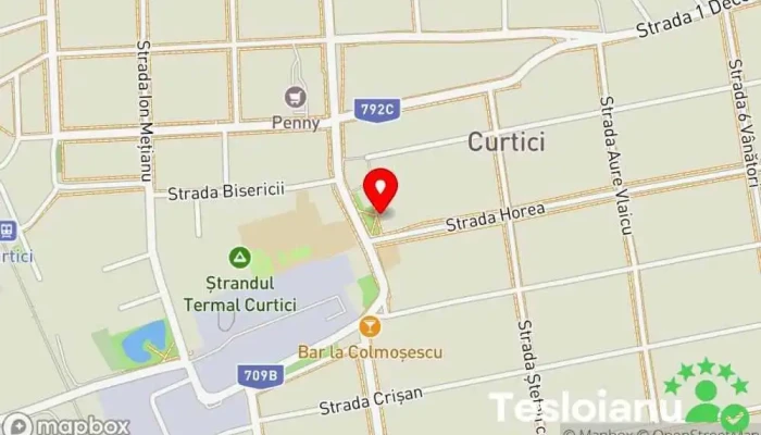 hartă a Casa de Cultură Curtici Centru cultural în Curtici