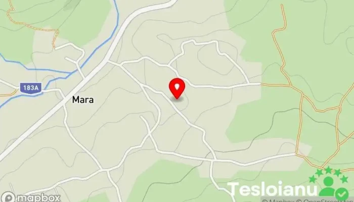 hartă a Casa de la Mara Pensiune în Desești