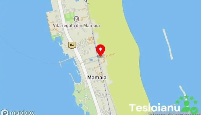 hartă a Cazino Mamaia Reper istoric în Constanța