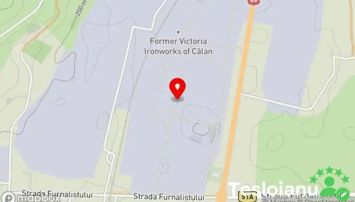 hartă a Centru de constatare daune Hunedoara Service auto specializat în reparațiile urmelor de tamponări în Călan