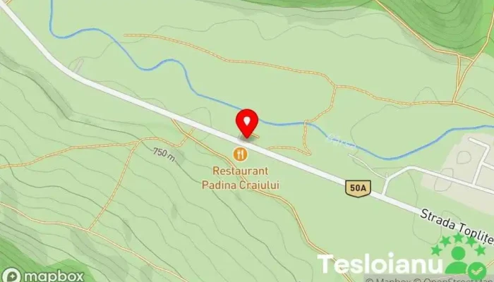 hartă a Centrul de Vizitare Parcul Național Piatra Craiului Centru pentru vizitatori în Zărnești