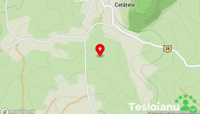 hartă a Cetățele  în Cetățele