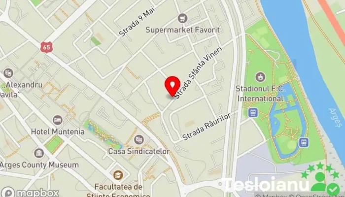 hartă a Chei Auto Arges Servicii de duplicare chei în Pitești