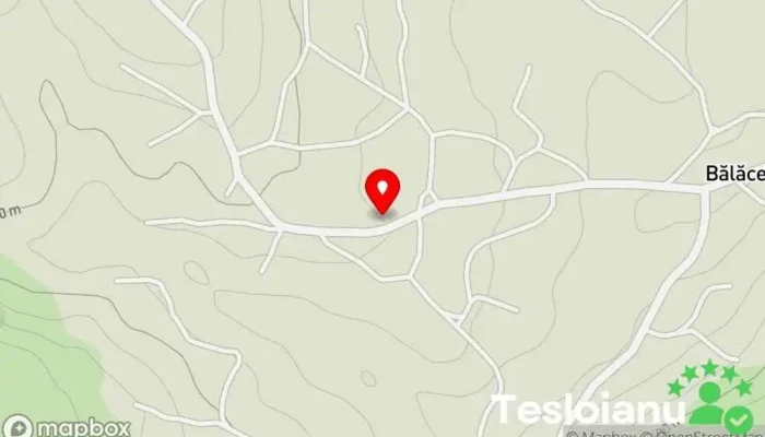 hartă a Comuna Bălăceana Serviciu poștal în Bălăceana