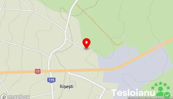 hartă a Comuna Ilișești  în 