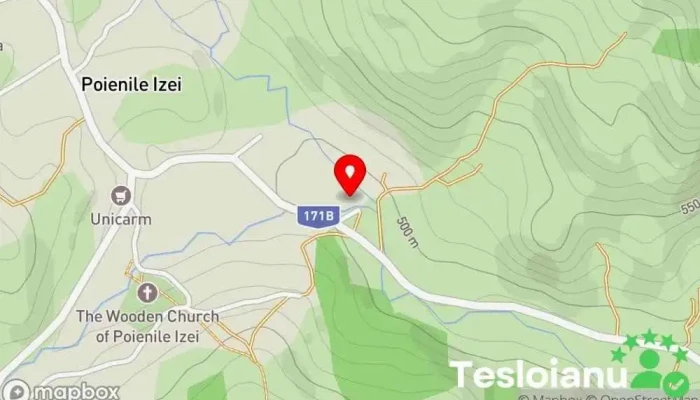 hartă a Comuna Poienile Izei  în 