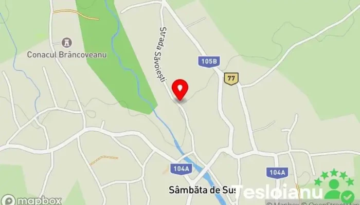 hartă a Comuna Sâmbăta de Sus  în Comuna Sâmbăta de Sus