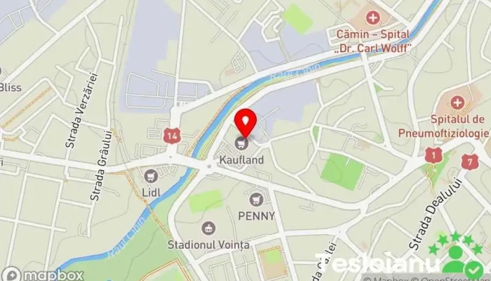 hartă a Copiat Chei Sibiu Vendi - in Kaufland Servicii de duplicare chei, Centru de copiere în Sibiu