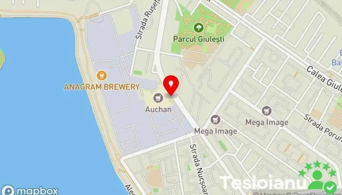 hartă a Copiere Chei Auchan Crangasi Servicii de duplicare chei în București