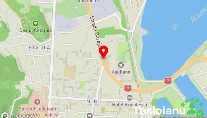 hartă a Copiere Chei Ramnicu Valcea Servicii de duplicare chei în Râmnicu Vâlcea