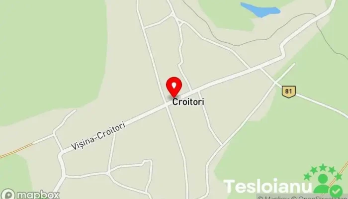 hartă a Croitori  în Croitori
