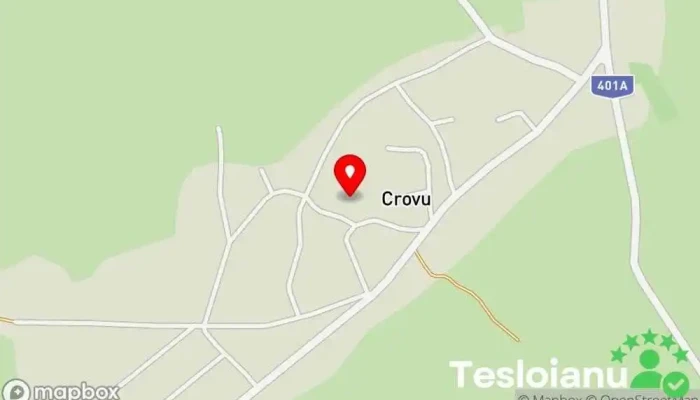 hartă a Crovu  în Crovu