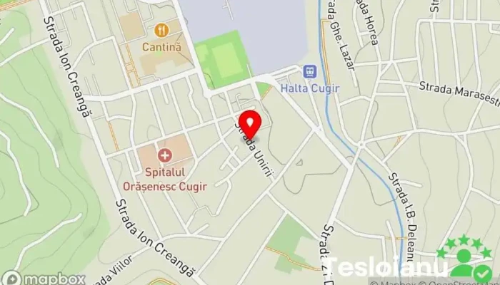 hartă a Cugir  în Cugir