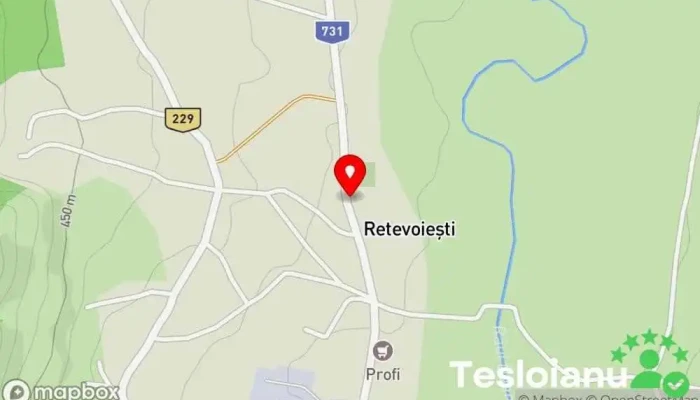 hartă a Cula Retevoiești  în Retevoiești