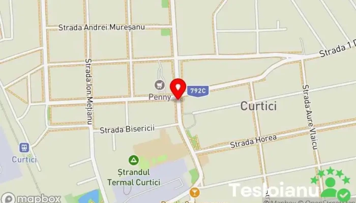 hartă a Curtici  în Curtici