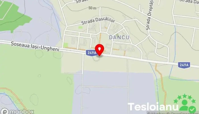 hartă a Dancu Oprire în tranzit, Stație de autobuz, Stație de tramvai în 
