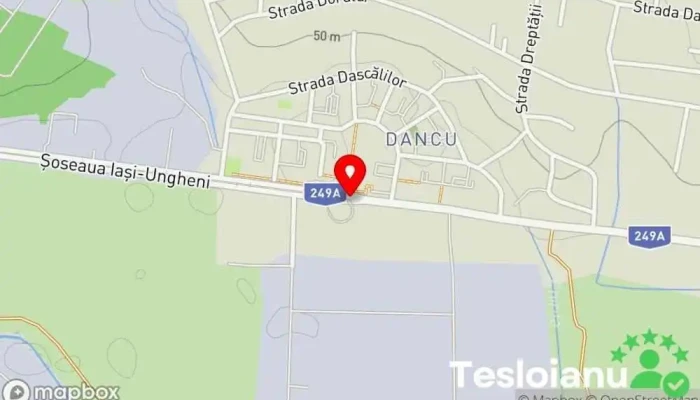 hartă a Dancu Stație de autobuz în 