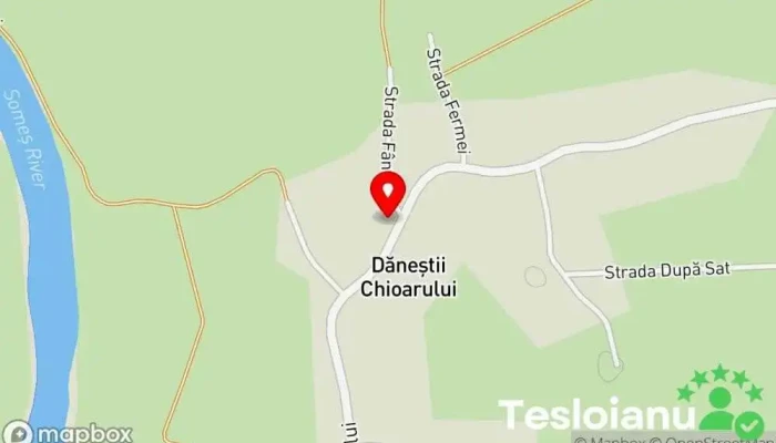 hartă a Dăneștii Chioarului  în Dăneștii Chioarului