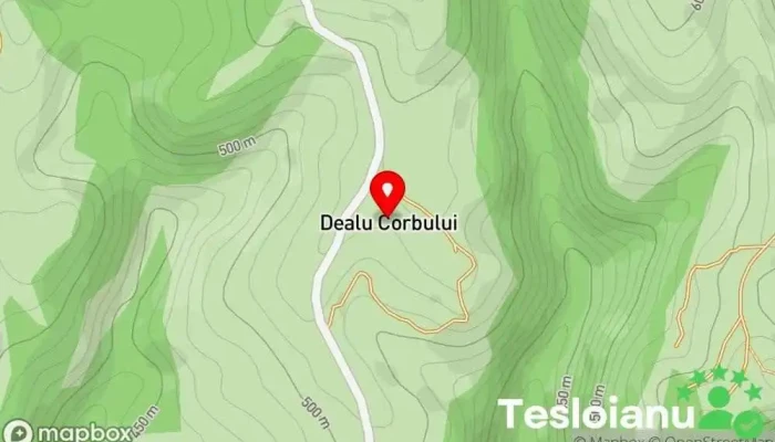 hartă a Dealu Corbului  în Dealu Corbului