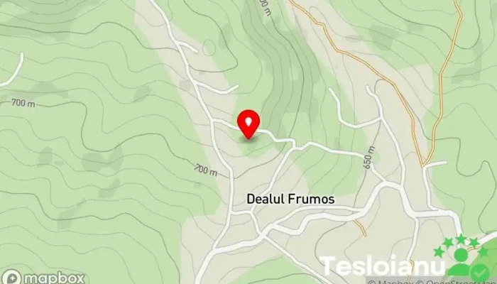 hartă a Dealu Frumos  în Dealu Frumos