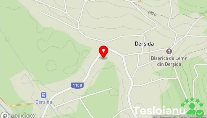 hartă a Derșida  în Derșida