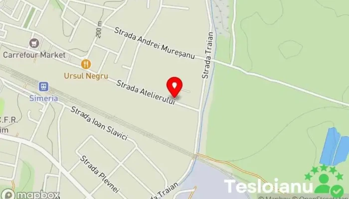 hartă a DIESEL HELP TEST Atelier de reparații auto în Simeria