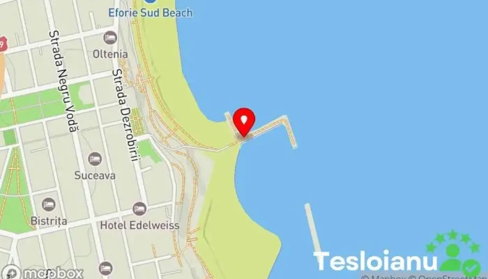 hartă a Digul Capul Turcului (ESN2) Atracție turistică în Eforie Sud
