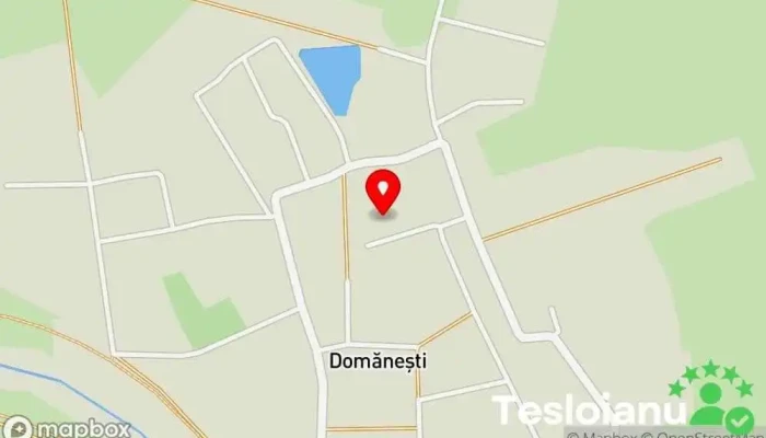 hartă a Domăneşti  în Domăneşti