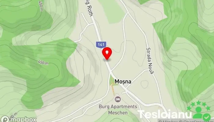hartă a Ecomuzeu - circuit Moșna Muzeu în aer liber în Moșna