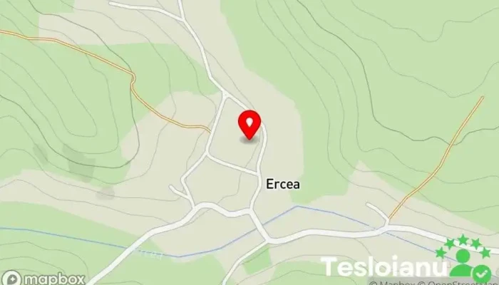 hartă a Ercea  în Ercea